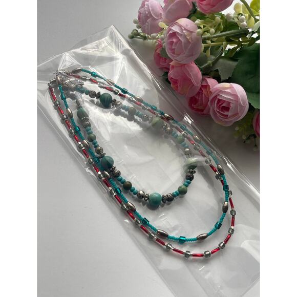 Vintage Hand beaded Set Of 3 Chokers - Picture 8 of 8